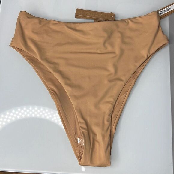 Skims Rhinestones Bandeau High waisted Nude Bikini S - Picture 14 of 16